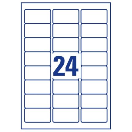 L2024 - ლეიბლი 24-იანი. (64x34მმ)