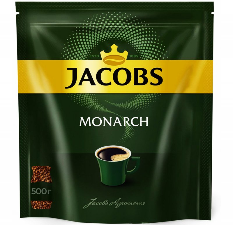Untitled-9_1.jpg J005-ყავა 500 გრ. Jacobs Monarch ეკონომ. პაკეტი - Image 1